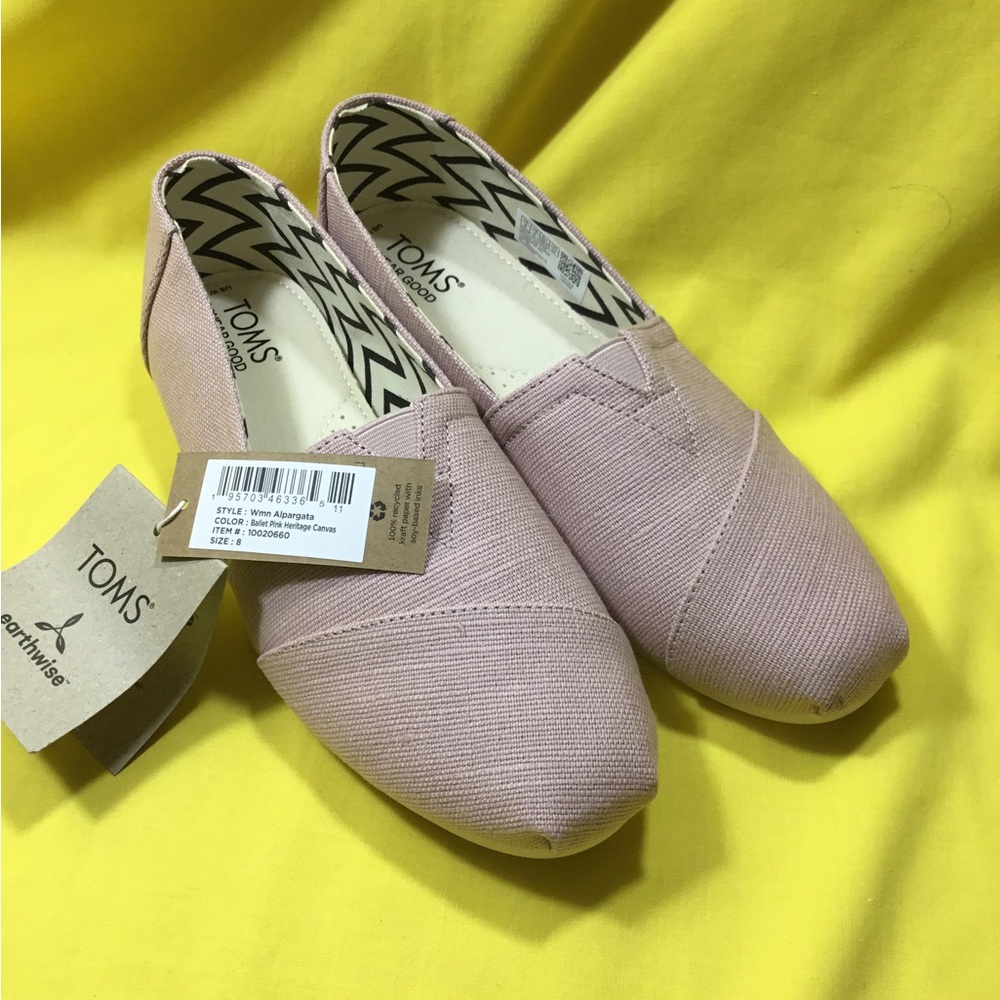 Toms Women's Slip-On Alpargata in Light Blush